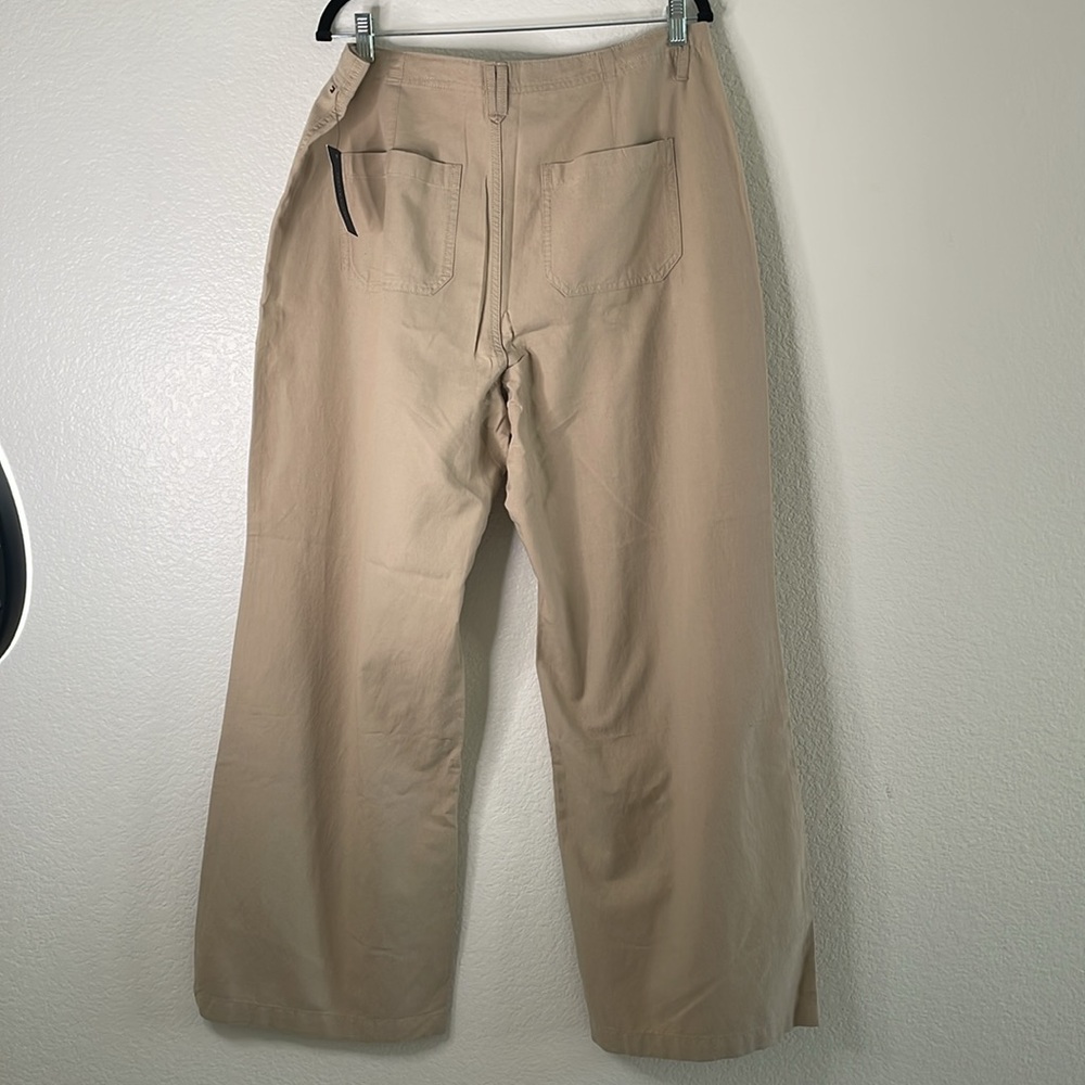 NWT Tommy Hilfiger Tan wide leg Pant SIZE 16 - Picture 7 of 9
